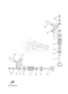 FZ8-S FZ8 FAZER 800 (4P2K 4P2L 4P2M) drawing VALVE