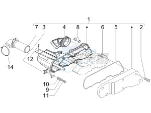 LXV 50 2T CH drawing Air filter