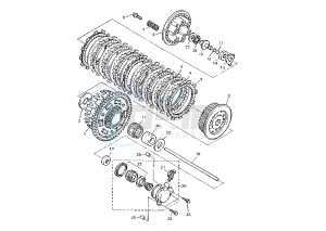 YZF R THUNDER ACE 1000 drawing CLUTCH