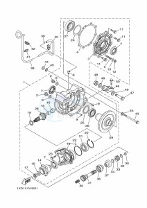 YXM700E YXM70VPXK (B5FF) drawing DRIVE SHAFT