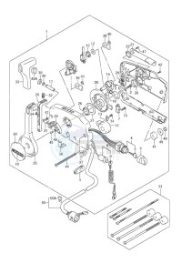 DF 9.9 drawing Remote Control w/Remote Control