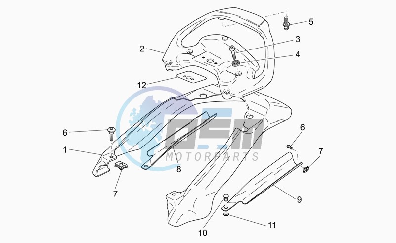 Rear body - undersaddle