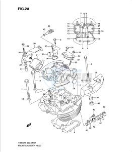 VZ800K9 drawing FRONT CYLINDER HEAD (MODEL K9)