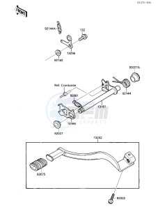 KXF 250 A [TECATE 4] (A1-A2) [TECATE 4] drawing GEAR CHANGE MECHANISM