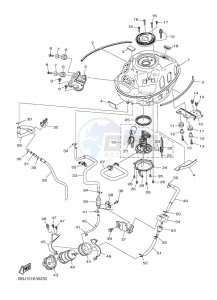 MT-25 MTN250-A (BGJ3) drawing FUEL TANK