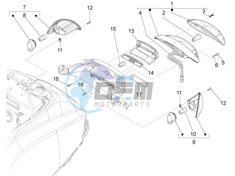 Tail light - Turn signal lamps