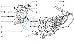 ET4 125 drawing Crankcase