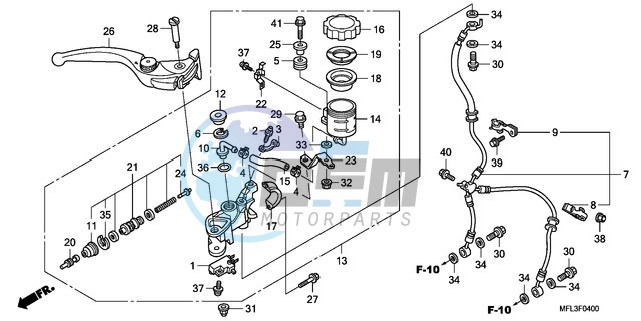 FR. BRAKE MASTER CYLINDER (CBR1000RR)