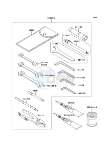 VN1600_CLASSIC VN1600-A3H GB XX (EU ME A(FRICA) drawing Owner's Tools