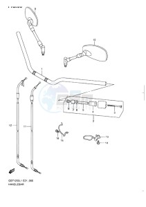 GSF-1250 BANDIT EU drawing HANDLEBAR