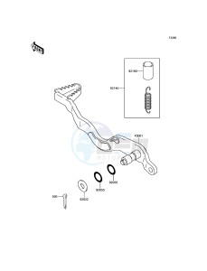 KLX250 KLX250SHF XX (EU ME A(FRICA) drawing Brake Pedal