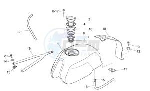 V7 II Racer ABS 750 drawing Fuel tank