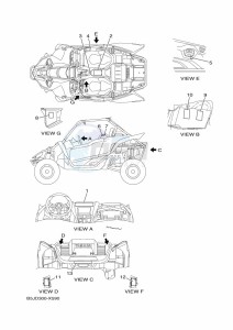 YXZ1000ET YXZ1000R SS (BASU) drawing EMBLEM & LABEL 1