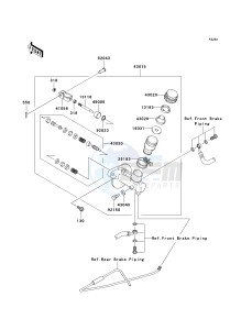 KAF 400 A [MULE 610 4X4] (A6F-AF) A9F drawing MASTER CYLINDER