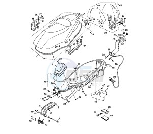 YP R X-MAX 250 drawing SEAT 1YS4