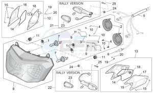 ETV 1000 Capo Nord Capo Nord drawing Head lamp