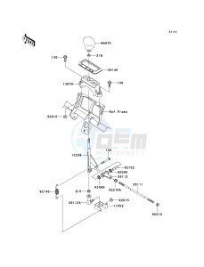 KVF 750 A [BRUTE FORCE 750 4X4] (A1) A1 drawing CONTROL