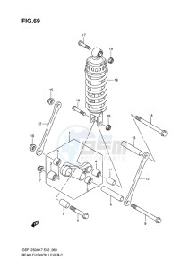 GSF-1250 BANDIT EU drawing REAR CUSHION LEVER