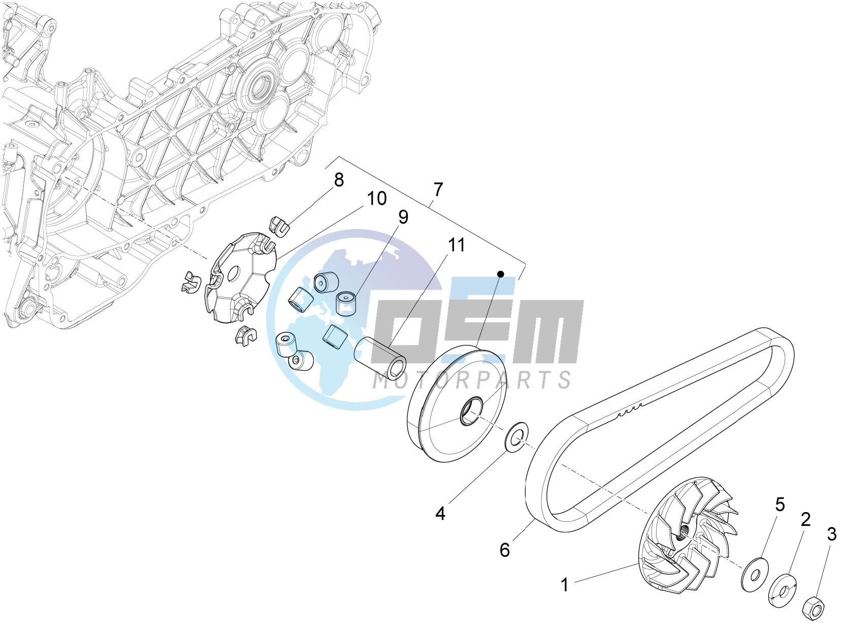 Driving pulley