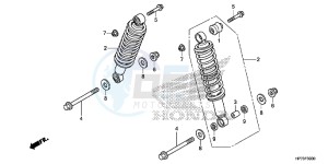 TRX420FPAD TRX420 Europe Direct - (ED) drawing REAR CUSHION