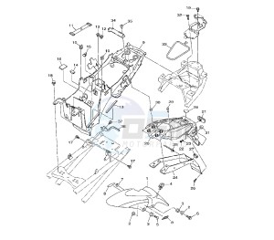 XJ6-FA DIVERSION ABS 600 drawing FENDER