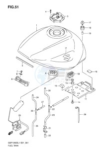 GSF-1250S BANDIT EU drawing FUEL TANK