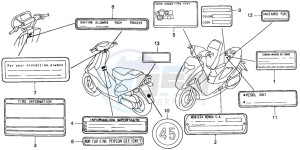 SFX50MM drawing CAUTION LABEL