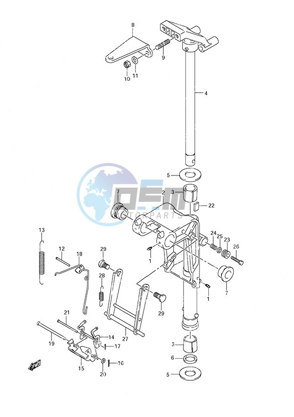 Swivel Bracket - w/Remote Control