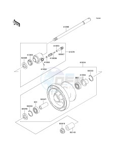 VN 1500 E [VULCAN 1500 CLASSIC] (E7) [VULCAN 1500 CLASSIC] drawing FRONT WHEEL