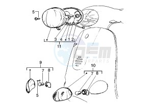 ET2 INIEZIONE 50 drawing Headlight