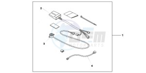 NSC110MPDC drawing HONDA LOCK ALARM KIT