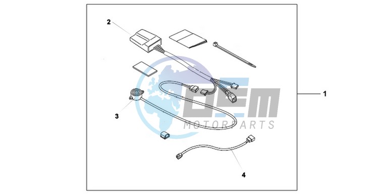 HONDA LOCK ALARM KIT