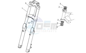 V7 II Special ABS 750 USA-CND drawing Front fork I