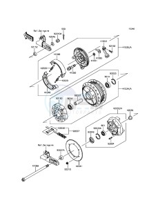 W800 EJ800AFF GB XX (EU ME A(FRICA) drawing Rear Hub