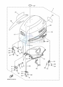 FL150AETL drawing FAIRING-UPPER