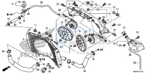 VFR1200XDC drawing RADIATOR