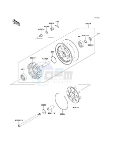 VN 1500 B [VULCAN 88 SE] (B1-B3) N8FA drawing REAR WHEEL_CHAIN