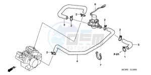 VFR800A9 UK - (E / ABS MME TWO) drawing AIR INJECTION VALVE