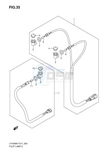 LT-F250 (E17) drawing PILOT LAMP (E4)