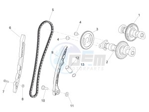 RSV4 1100 RACING FACTORY E4 ABS (NAFTA) drawing Rear cylinder timing system