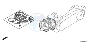 SH1259 E / 3E drawing GASKET KIT A