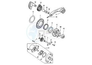 BW'S ORIGINAL 50 drawing KICK STARTER GEARS