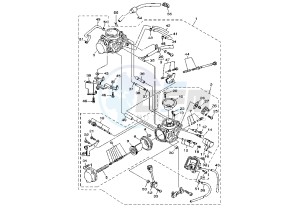 TDM 850 drawing CARBURETOR