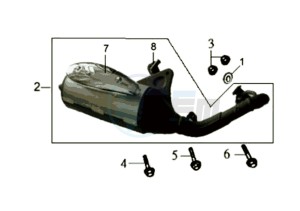 JET EURO X 100 L6 drawing EXHAUST