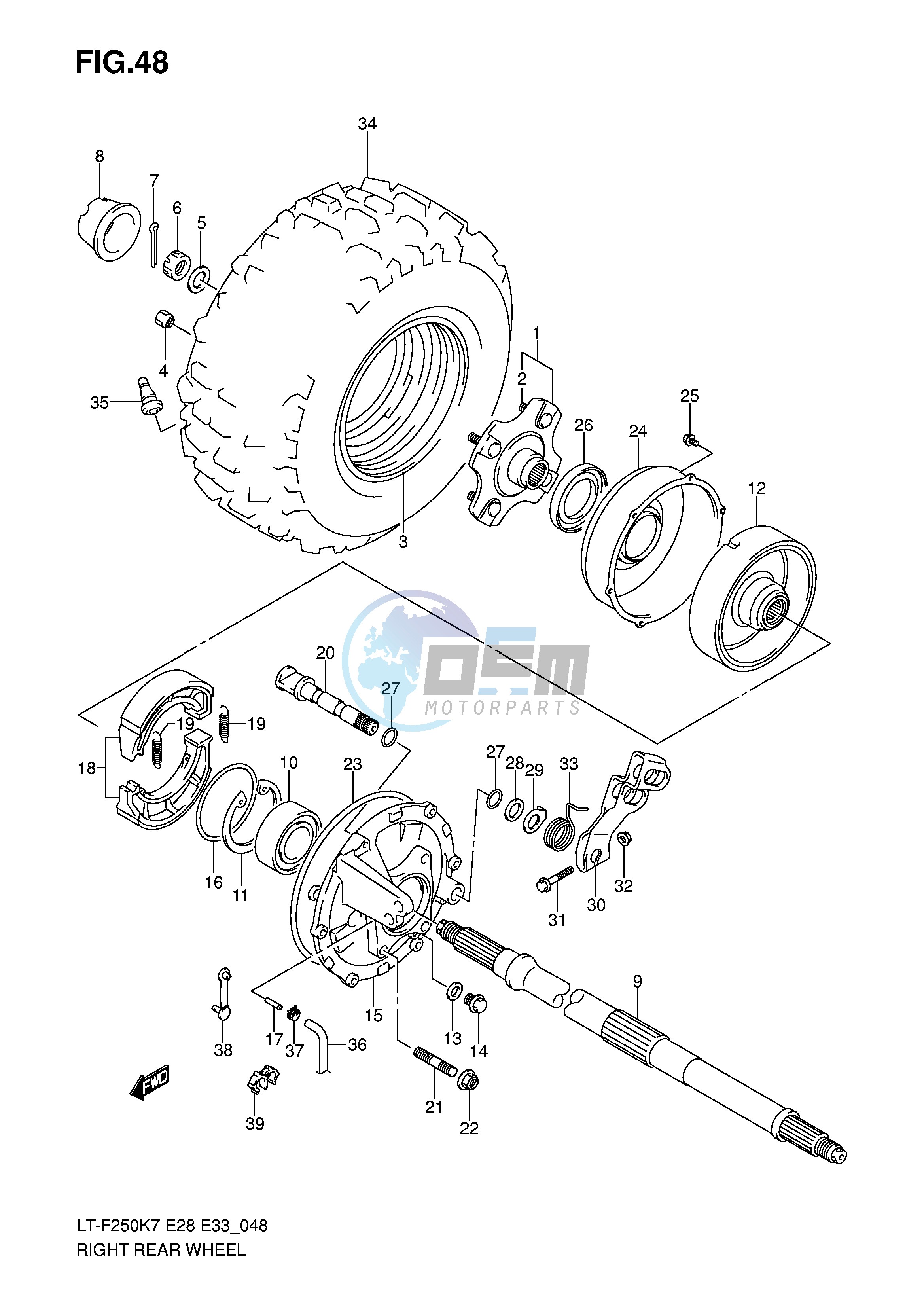 RIGHT REAR WHEEL