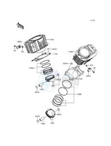 VULCAN 1700 NOMAD ABS VN1700DGF GB XX (EU ME A(FRICA) drawing Cylinder/Piston(s)