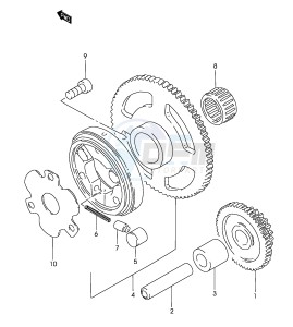 GZ125 (P19) drawing STARTER CLUTCH