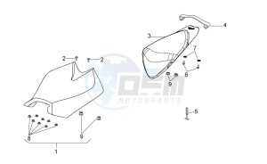 TUONO 1100 V4 RF E4 ABS (APAC) drawing Saddle