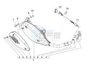 GTV 250 ie Navy drawing Silencer