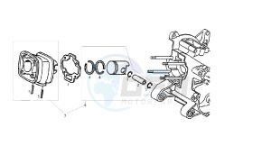 GP1 RACE - 50 CC VTHPR1A1A EU2 drawing CYLINDER